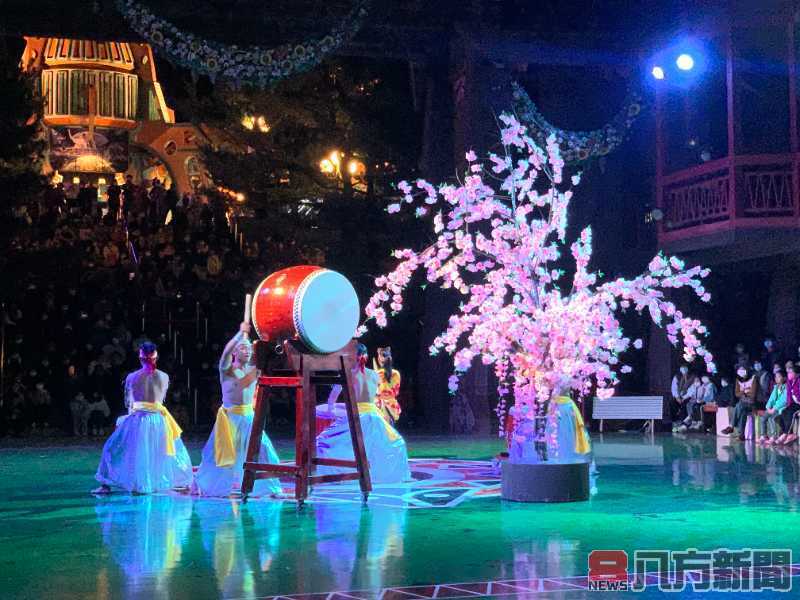 九族文化村春節夜舞祭登場 提前揭開櫻花祭浪漫序曲