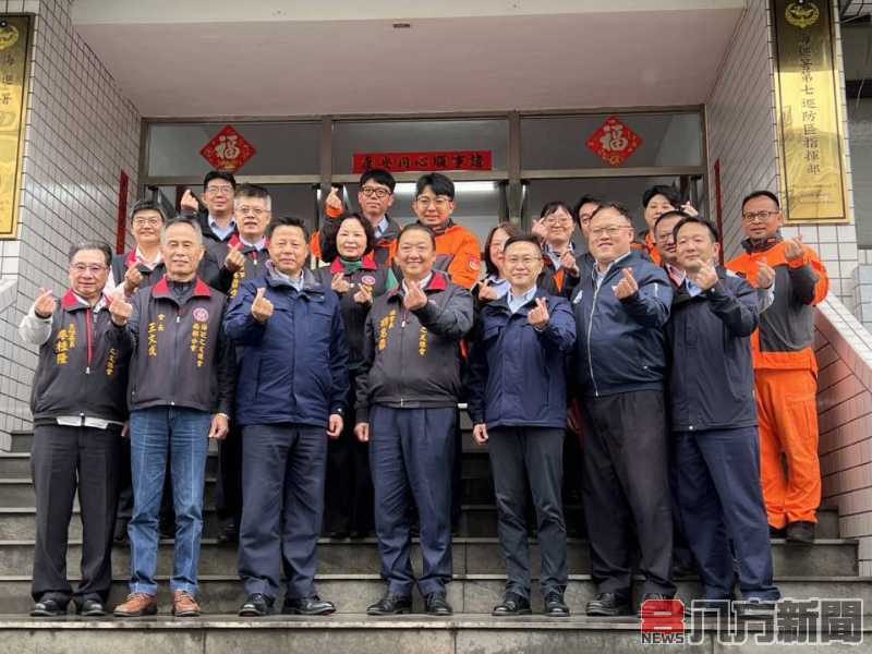 海巡之友總會送暖 胡惠森總會長慰勉南部海巡單位